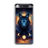 Wolf Dreamcatcher: Samsung Galaxy A80 Transparant Hoesje