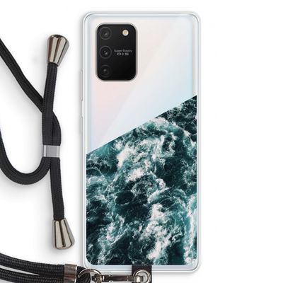 Zee golf: Samsung Galaxy S10 Lite Transparant Hoesje met koord