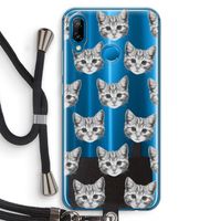 Kitten: Huawei P20 Lite Transparant Hoesje met koord