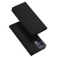 Dux Ducis - Oppo Reno 8 - Slim bookcase hoesje - Zwart Dux Ducis - Oppo Reno 8 - Slim bookcase hoesje - Zwart