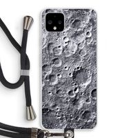 Maanlandschap: Pixel 4 XL Transparant Hoesje met koord