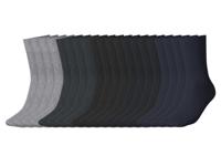 esmara Men 20 Paar sokken (grijs/donkergrijs/marineblauw, 39-42)