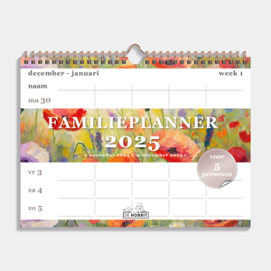 A4 Spiraal Familieplanner 2025