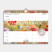 A4 Spiraal Familieplanner 2025 - thumbnail