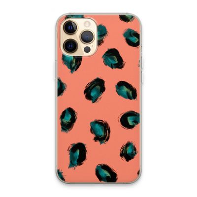 Pink Cheetah: iPhone 13 Pro Max Transparant Hoesje