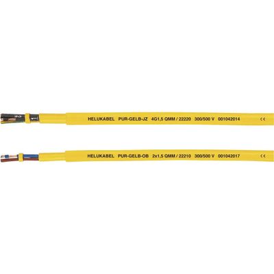 HELU PUR-Yellow JB Geïsoleerde kabel 3 G 1.5 mm² Geel 22211-1000 1000 m