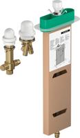 Hansgrohe Basisset voor 3-gats ééngreeps badrandkraan Hansgrohe Basisset voor 3-gats ééngreeps badrandkraan