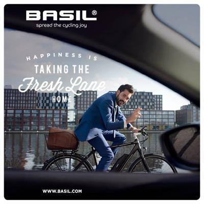Basil icon m - fietsmand - achterop - zwart