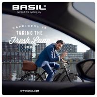 Basil icon m - fietsmand - achterop - zwart