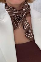 Lescarf shawl Paisley PMM50 mocha mousse/cream 50 cm