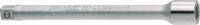 HAZET Verlengstuk 867-4 · 1/4 inch (6,3 mm) vierkant hol · 1/4 inch (6,3 mm) vierkant massief · Lengte: 101,5 mm