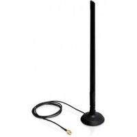 DeLOCK 88410 antenne SMA 2.4-2.5Ghz 6.5 dBi magnetische voet 30cm hoog, 1m aansluitkabel - thumbnail