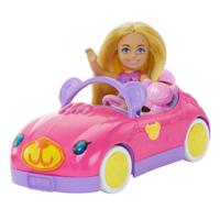 Barbie Chelsea auto met pop