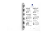 Oxford Office Essentials taskmanager, 230 pagina's, ft 14,1 x 24,6 cm, blauw - thumbnail