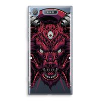 Hell Hound and Serpents: Sony Xperia XZ1 Transparant Hoesje