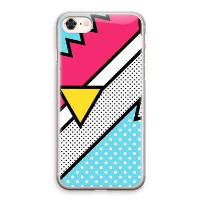 Pop Art #3: iPhone 8 Transparant Hoesje