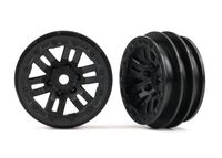 Traxxas - Wheels, 1.0 (black) (2) (TRX-9768)