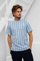 Lacoste Monogram T-Shirt Heren Blauw - Maat S - Kleur: Blauw | Soccerfanshop