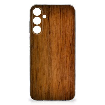 Samsung Galaxy A16 | Bumper Hoesje | Donker Hout