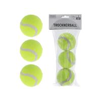 Drogerballen/wasbollen - 6x stuks - tennisballen - voor zachte/kreukvrije was