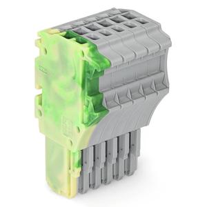 WAGO 2020-106/000-037 Connector, female Groen, Geel, Grijs 25 stuk(s)