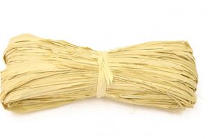 Raffia 50 gram naturel - HBX Deco