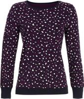 Paars panterprint pyjamashirt Ringella