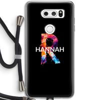 Abstract Spectrum: LG V30 Transparant Hoesje met koord