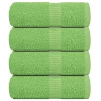 VidaXL Gastendoekjes 4 st 360 g/m² 360 g/m² 100% katoen appelgroen