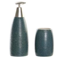 Items Zeeppompje - incl. beker - blauw - polystone - 11 cm
