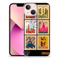 iPhone 13 mini | Silliconen Back Cover | Postzegels