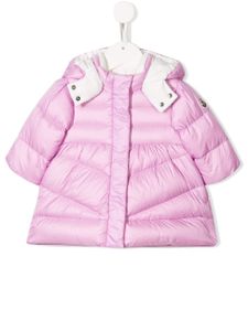 Moncler Enfant doudoune à fermeture dissimulée - Rose