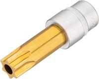 HAZET Nokkenasversteller dopsleutelbit · met boring 2788-T100H · 1/2 inch (12,5 mm) vierkant hol · Tamper resistant TORX®-profiel · SW T100H HAZET Nokkenasversteller dopsleutelbit · met boring 2788-T100H · 1/2 inch (12,5 mm) vierkant hol · Tamper resistant TORX®-profiel · SW T100H