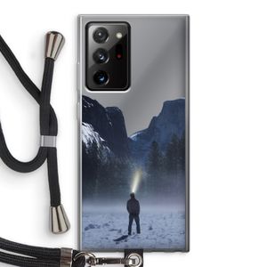 Wanderlust: Samsung Galaxy Note 20 Ultra / Note 20 Ultra 5G Transparant Hoesje met koord