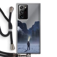 Wanderlust: Samsung Galaxy Note 20 Ultra / Note 20 Ultra 5G Transparant Hoesje met koord