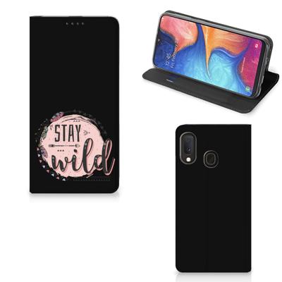 Samsung Galaxy A20e Magnet Case Boho Stay Wild Samsung Galaxy A20e Magnet Case Boho Stay Wild