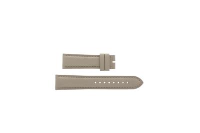 Horlogeband Burberry BU9702 Leder Beige 20mm