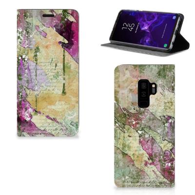 Bookcase Samsung Galaxy S9 Plus Letter Painting Bookcase Samsung Galaxy S9 Plus Letter Painting