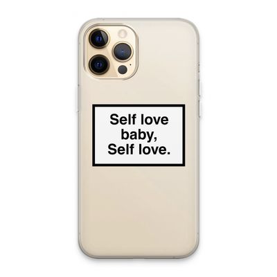 Self love: iPhone 13 Pro Max Transparant Hoesje