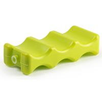 PlasticForte Koelelementen voor blikjes - 22 x 9 cm - groen - blikken koelelement