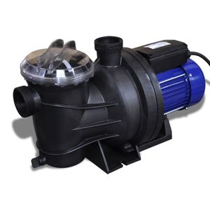 VidaXL Elektrische zwembadpomp 1200w blauw