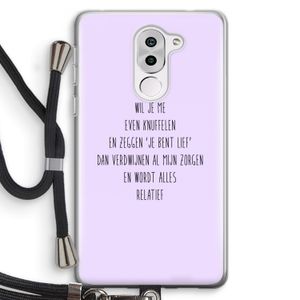 Relatief: Honor 6X Transparant Hoesje met koord