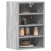 Hangkast 40x29,5x60 cm bewerkt hout grijs sonoma eikenkleurig