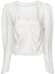 IRO blouse Mae à rayures - Blanc