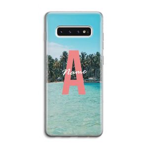 Pacific Dream: Samsung Galaxy S10 4G Transparant Hoesje