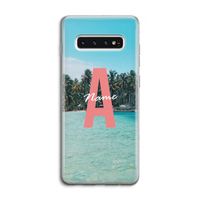 Pacific Dream: Samsung Galaxy S10 4G Transparant Hoesje