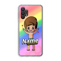 Chibi Maker man: Samsung Galaxy A32 5G Transparant Hoesje