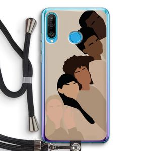 Sweet creatures: Huawei P30 Lite Transparant Hoesje met koord