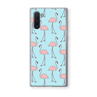 Anything Flamingoes: Samsung Galaxy Note 10 Transparant Hoesje