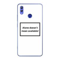 Alone: Honor Note 10 Transparant Hoesje
